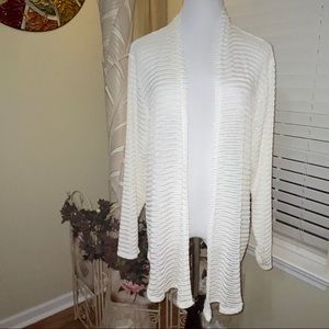 Le Moda Ivory long sleeve cardigan